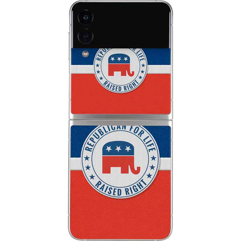 Republican For Life Galaxy Z Flip3 5G Skin