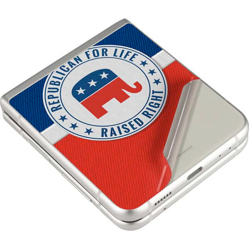Republican For Life Galaxy Z Flip3 5G Skin