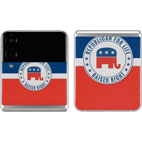 Republican For Life Galaxy Z Flip4 5G Skin