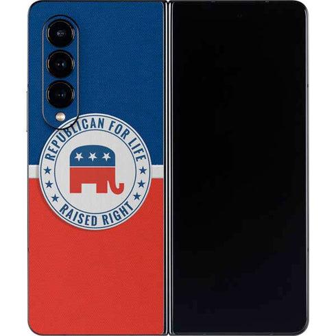 Republican For Life Galaxy Z Fold4 5G Skin