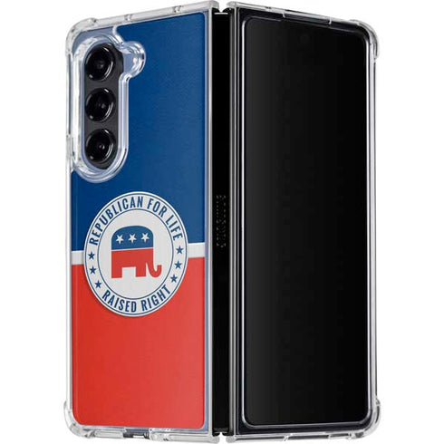 Republican For Life Galaxy Z Fold5 5G Clear Case