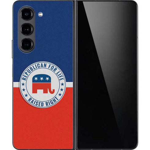 Republican For Life Galaxy Z Fold5 5G Skin