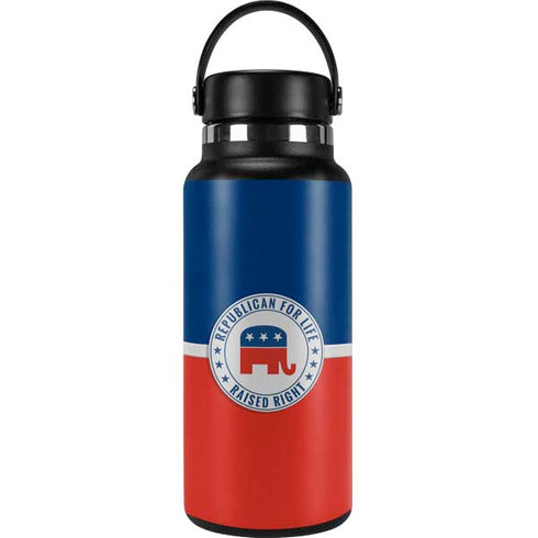 Republican For Life Hydro Flask 32oz Wide Mouth Skin