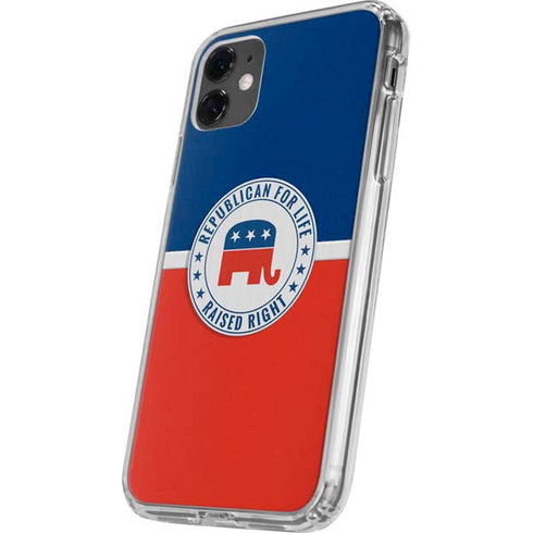 Republican For Life iPhone 11 Clear Case