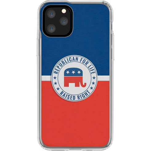 Republican For Life iPhone 11 Pro Clear Case