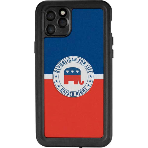 Republican For Life iPhone 11 Pro Max Waterproof Case