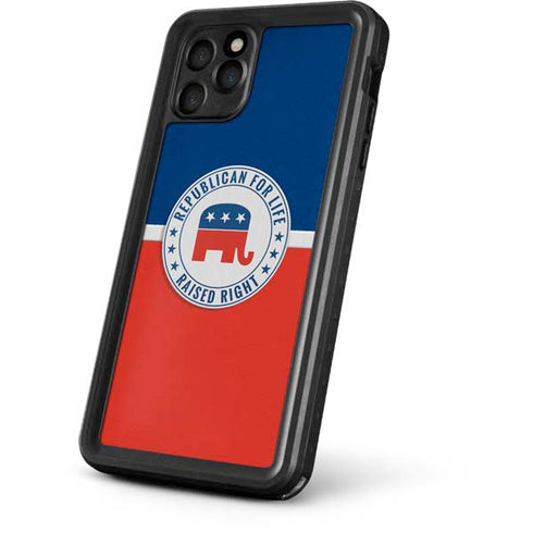 Republican For Life iPhone 11 Pro Max Waterproof Case