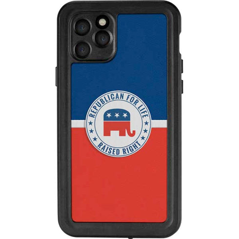 Republican For Life iPhone 11 Pro Waterproof Case