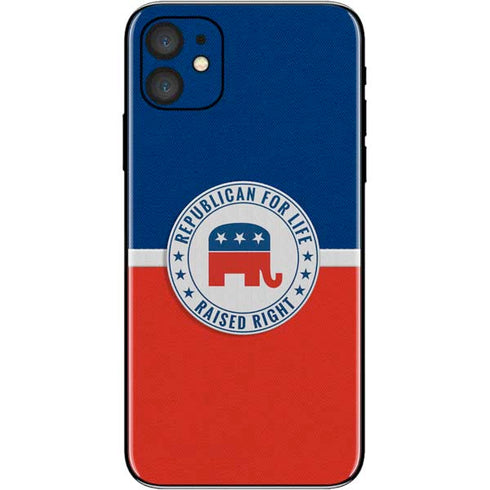 Republican For Life iPhone 11 Skin