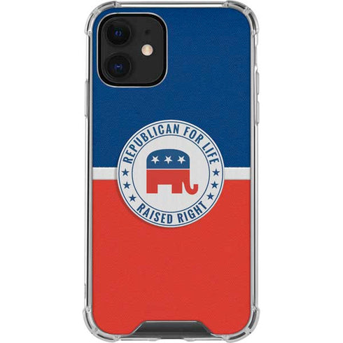 Republican For Life iPhone 12 Clear Case