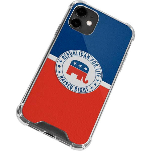 Republican For Life iPhone 12 Clear Case