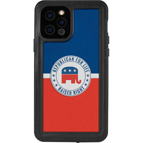 Republican For Life iPhone 12 Pro Waterproof Case