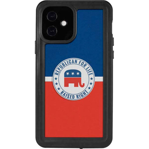 Republican For Life iPhone 12 Waterproof Case