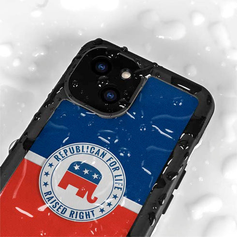 Republican For Life iPhone 13 Mini Waterproof Case