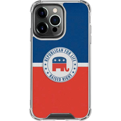 Republican For Life iPhone 13 Pro Clear Case