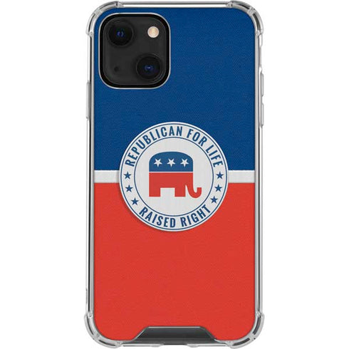 Republican For Life iPhone 14 Clear Case