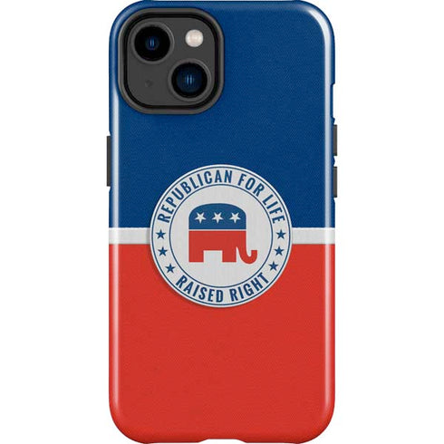 Republican For Life iPhone 15 Plus Impact Case