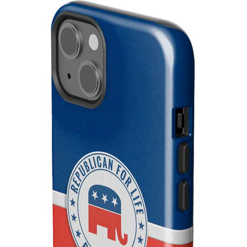 Republican For Life iPhone 14 Plus Impact Case
