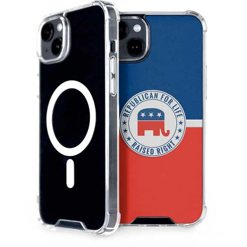 Republican For Life iPhone 15 MagSafe Case