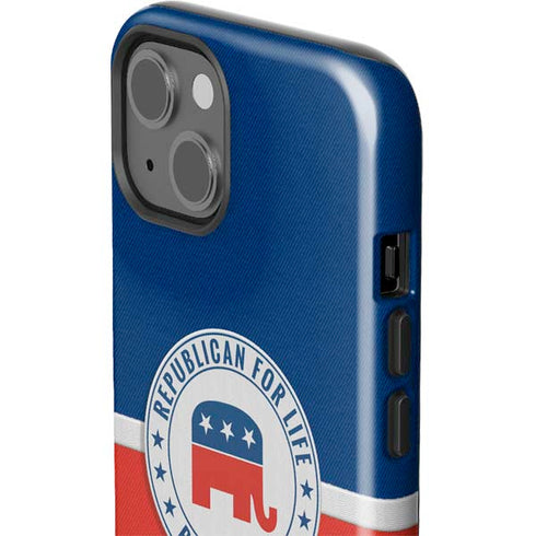 Republican For Life iPhone 15 Impact Case