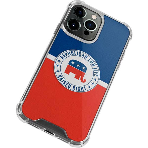 Republican For Life iPhone 14 Pro Clear Case