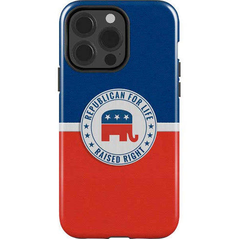 Republican For Life iPhone 15 Pro Impact Case