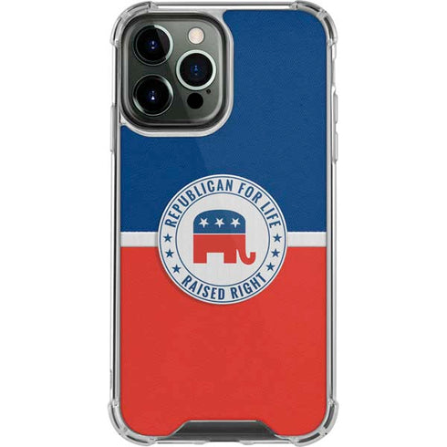 Republican For Life iPhone 14 Pro Max Clear Case