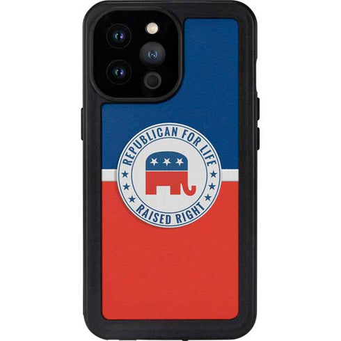 Republican For Life iPhone 14 Pro Max Waterproof Case