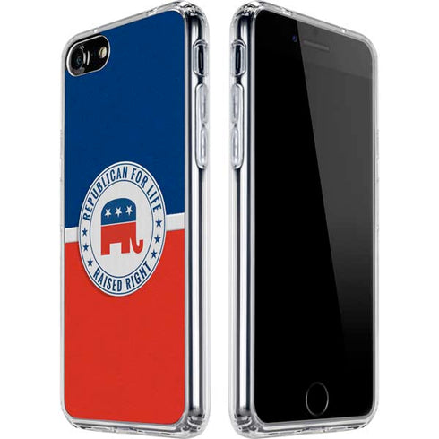 Republican For Life iPhone SE (2nd & 3rd Gen) Clear Case