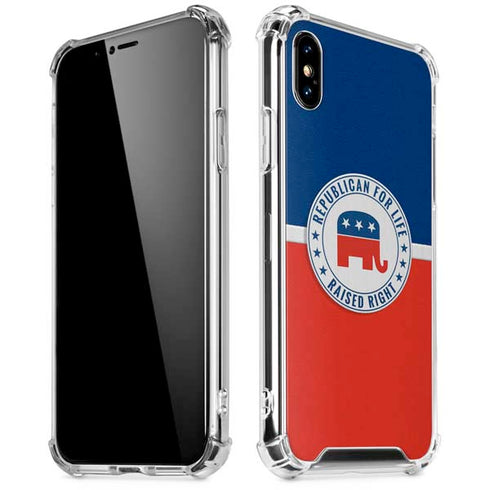 Republican For Life iPhone XS Max Clear Case
