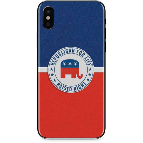 Republican For Life iPhone XS Max Skin