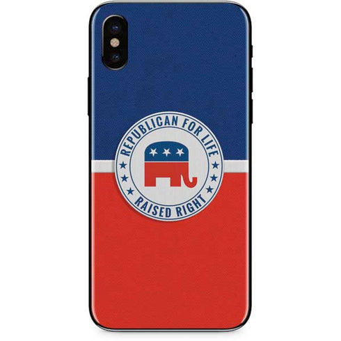 Republican For Life iPhone XS Skin
