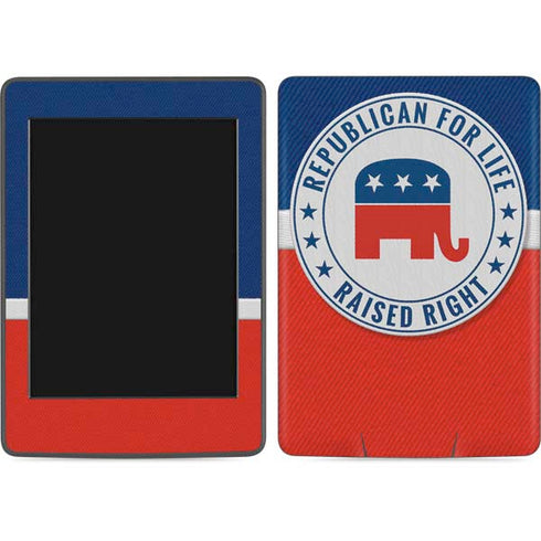 Republican For Life Amazon Kindle Skin