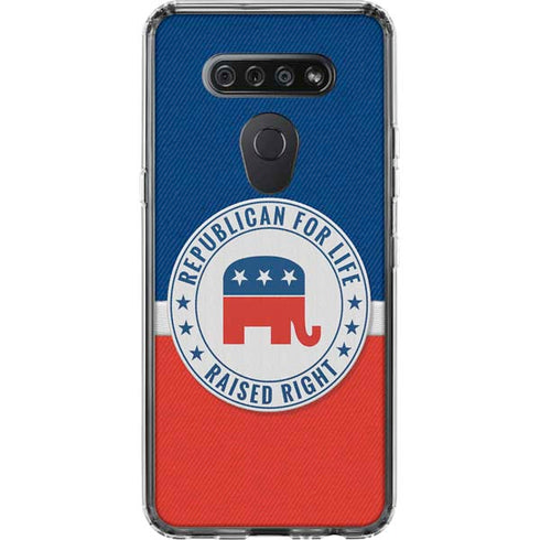 Republican For Life LG K51/Q51 Clear Case