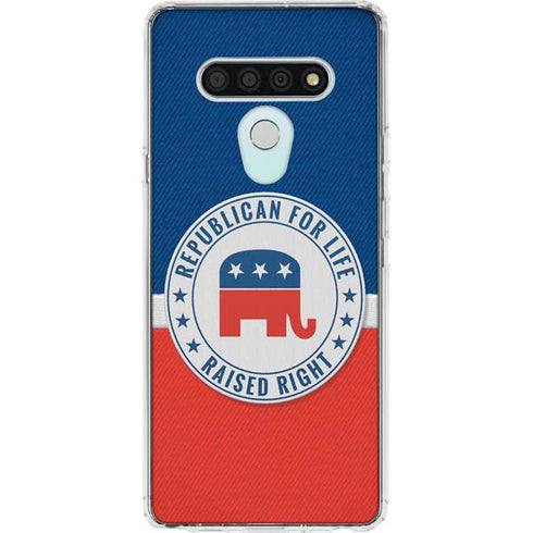 Republican For Life LG Stylo 6 Clear Case