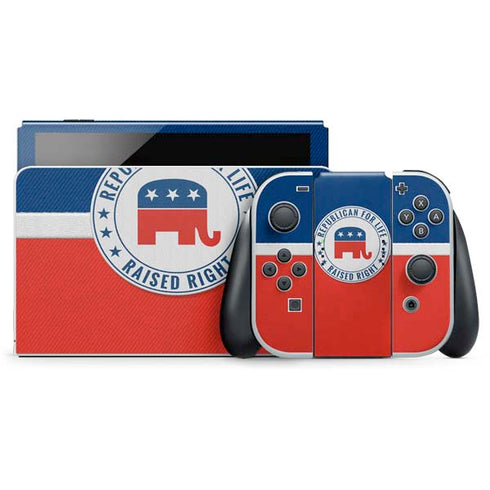 Republican For Life Nintendo Switch OLED (2021) Skin