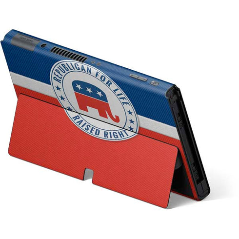 Republican For Life Nintendo Switch OLED (2021) Skin