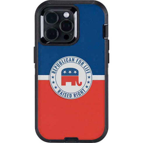 Republican For Life Otterbox Defender iPhone Skin