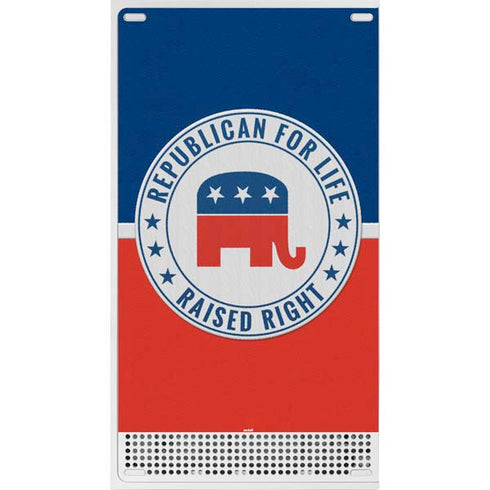 Republican For Life Xbox Series S Console Skin