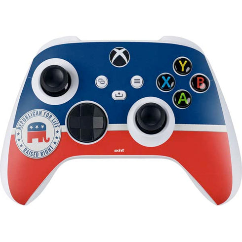 Republican For Life Xbox Series S Controller Skin