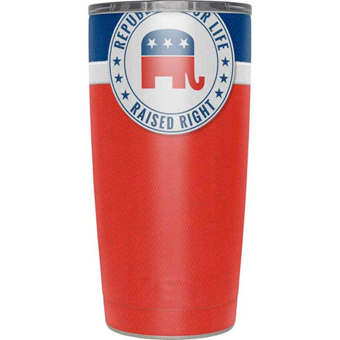 Republican For Life Yeti 20oz Tumbler Skin