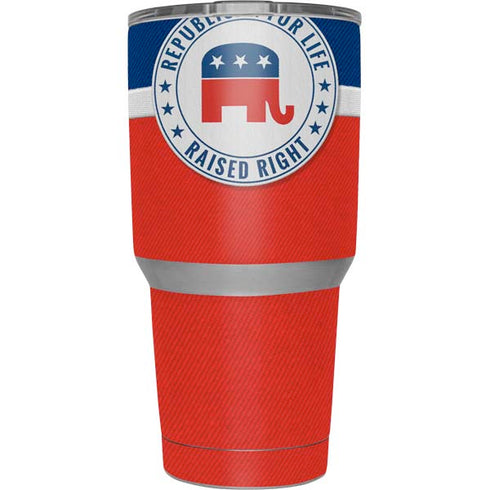Republican For Life Yeti 30oz Rambler Tumbler Skin