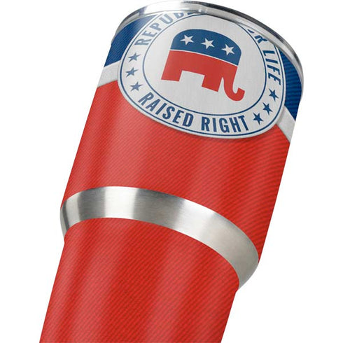 Republican For Life Yeti 30oz Rambler Tumbler Skin