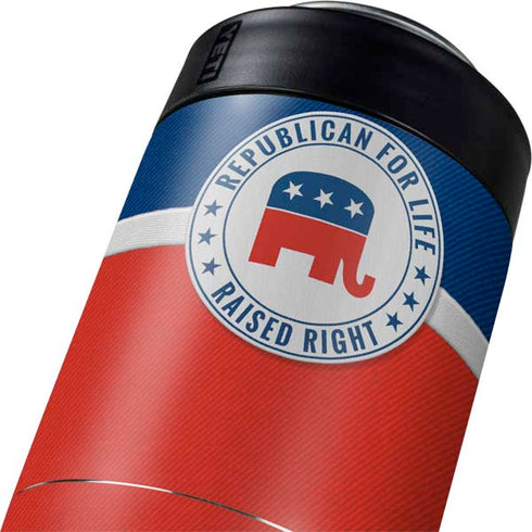 Republican For Life Yeti Colster Can Insulator Skin