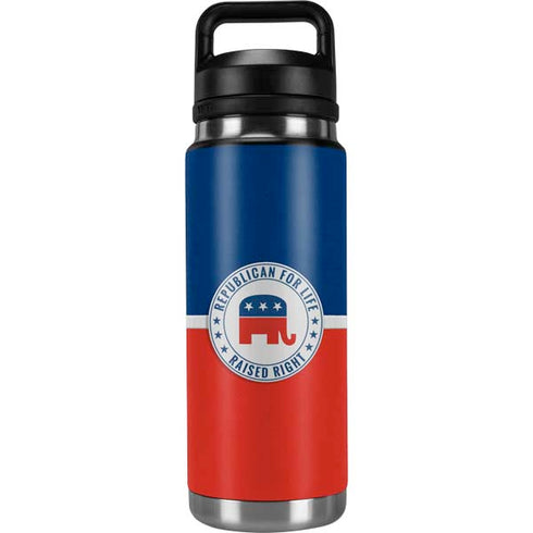 Republican For Life YETI Rambler 26oz Bottle Skin