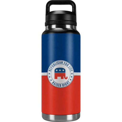 Republican For Life YETI Rambler 36oz Bottle Skin