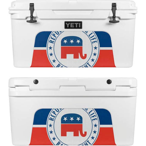 Republican For Life YETI Tundra 65 Hard Cooler Skin