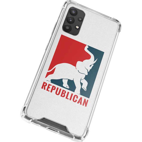 Republican Galaxy A32 5G Clear Case