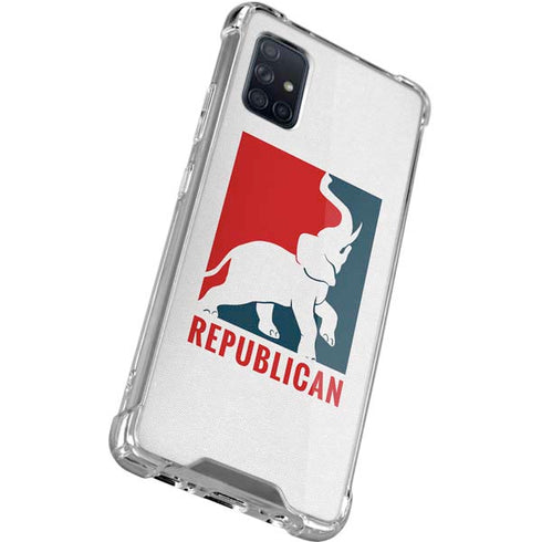 Republican Galaxy A71 5G Clear Case