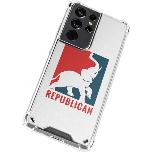 Republican Galaxy S21 Ultra 5G Clear Case